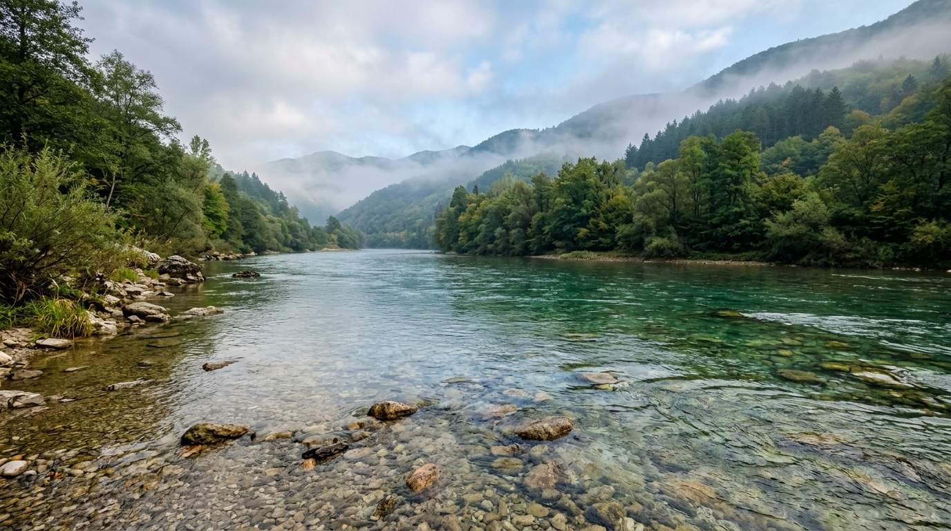 Drina – Srednji tok kod Ljubovije